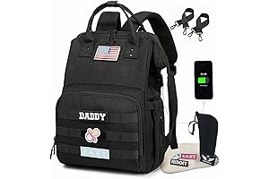 Diaper Bag Backpack for Men: Travel Nappy Backpack for Daddy