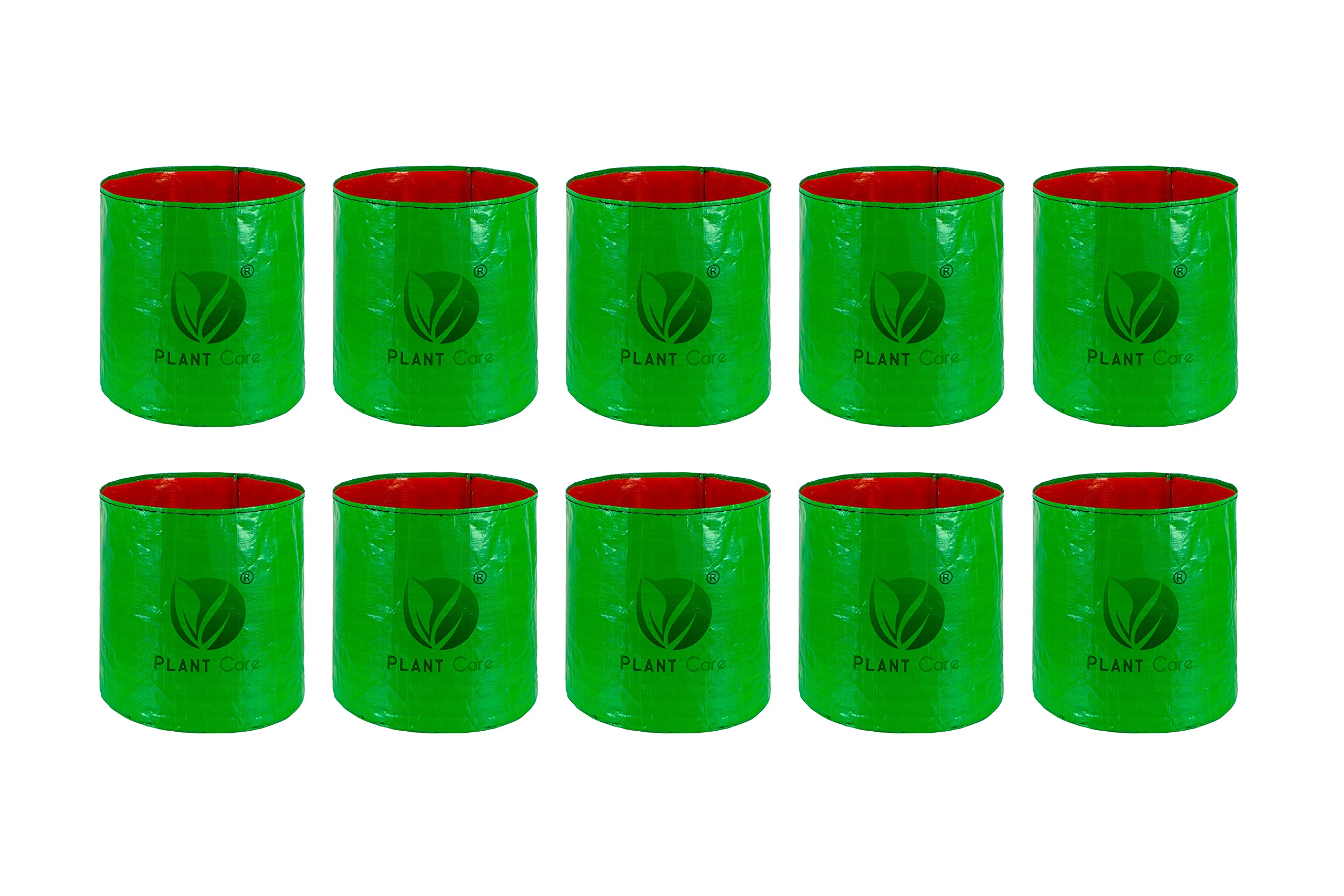 PLANT CARE HDPE Gardening Grow Bag, Nursery Cover Green Bags, Indoor & Outdoor Grow Containers for Vegetables Fruits Flowers.-Pack of 10 (15 in X 15 in) (B08WCV1MKY) Amazon Price History, Amazon Price Tracker