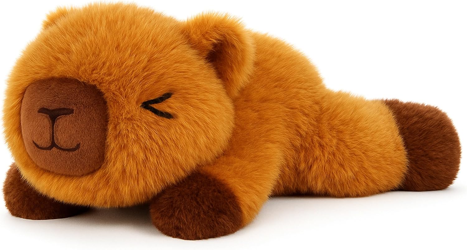 Easfan Capybara Stuffed Animals Fluffy Plushie Cuddly & Soft Kids' Plush Toy for Companion, for Adults & Kids,12inch - Image 2