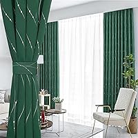 Vista 61 de BUHUA Juego de 2 paneles de cortinas opacas de 84 pulgadas de largo, cortinas de eficiencia energética y reducción de ruido para dormitorio con Gris