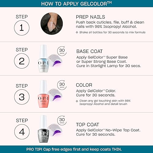 Miniatura 5 de OPI GelColor LED Cure Gel Nail Polish  Nude & Brown Shades  Salon-Quality Shine, Long-Lasting Wear  Easily Soak Off Removal  Vegan & HEMA Free  0.5