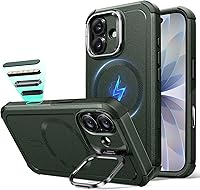 Vista 68 de ESR Funda magnética resistente para iPhone 13 Pro con soporte, protección contra caídas de grado militar de 23 pies, compatible con accesorios