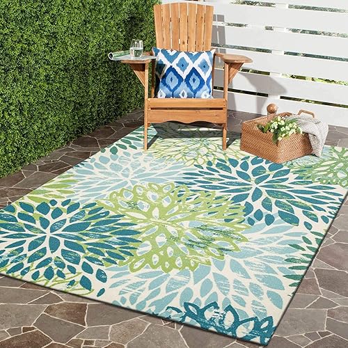 Vista 93 de DECOMALL Tapete pequeño de 2 x 3 pies para puerta, para porche, patio, balcón, terraza, patio, multicolor, 24 x 36 pulgadas Multi 06