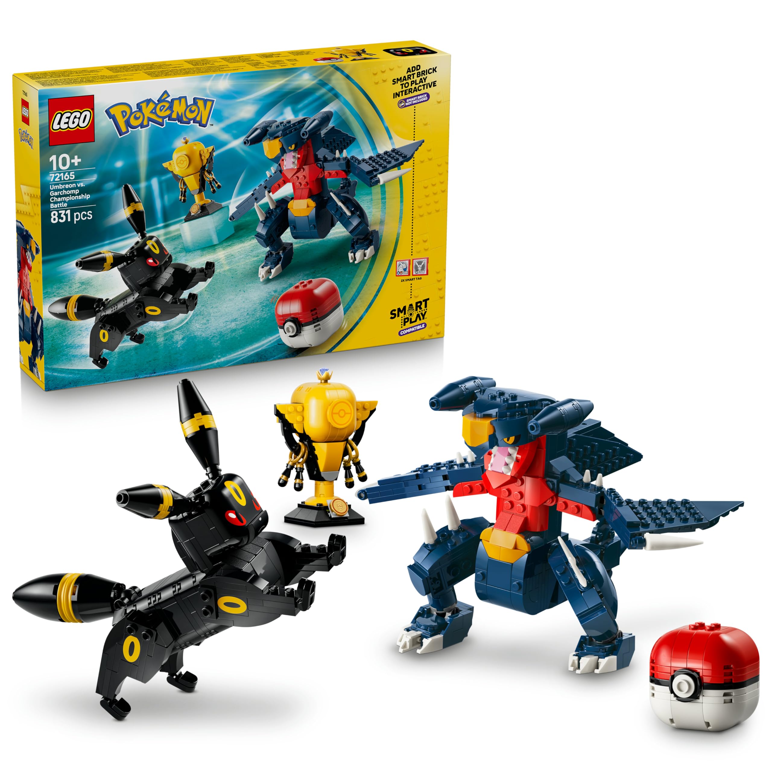 LEGO Pokémon™ SMART Play™: Umbreon vs. Garchomp Championship Battle Set 72165
