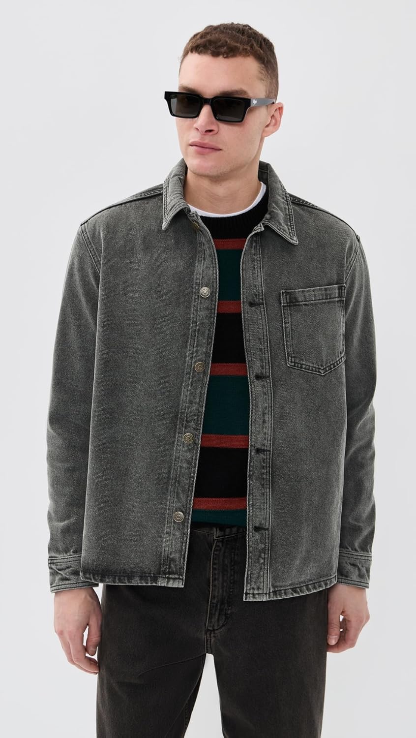 Les Deux Men's Loan Washed Overshirt - Image 2