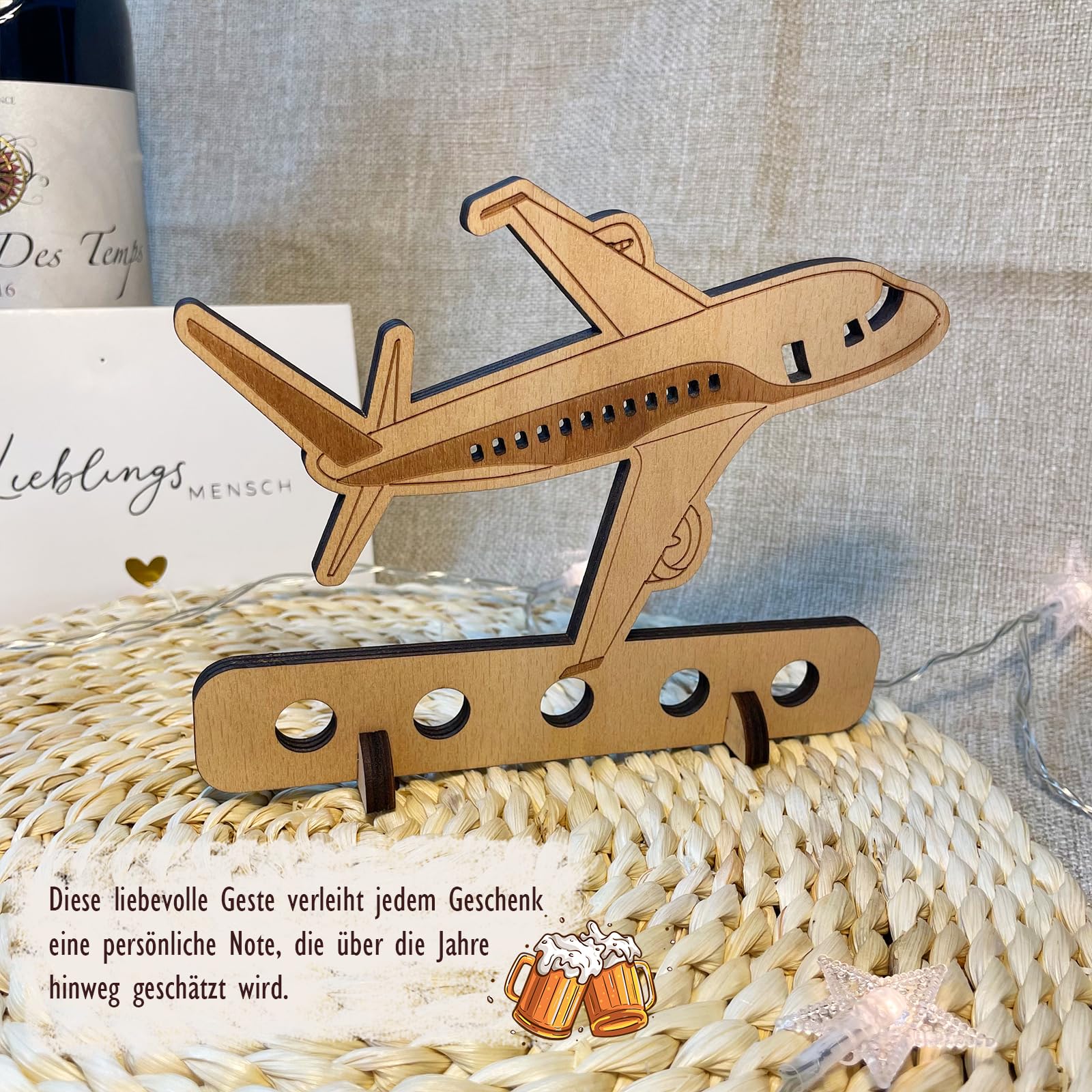 Regalo Di Denaro In Legno – Originale Busta Porta Soldi A Forma Di Torta – Compleanno Uomo E Donna - 3