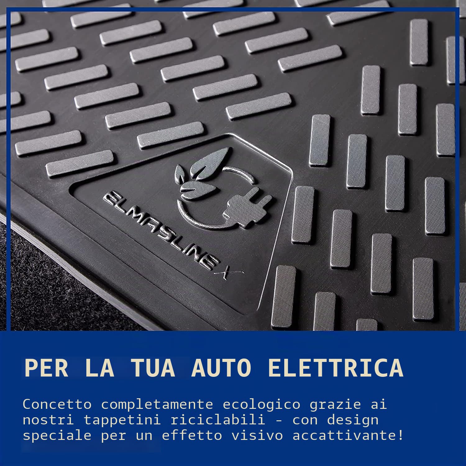 ELMASLINE 3D Tappetini Gomma per Dacia Jogger 2022-2025 | Bordo Extra Alto | Tappetini Auto