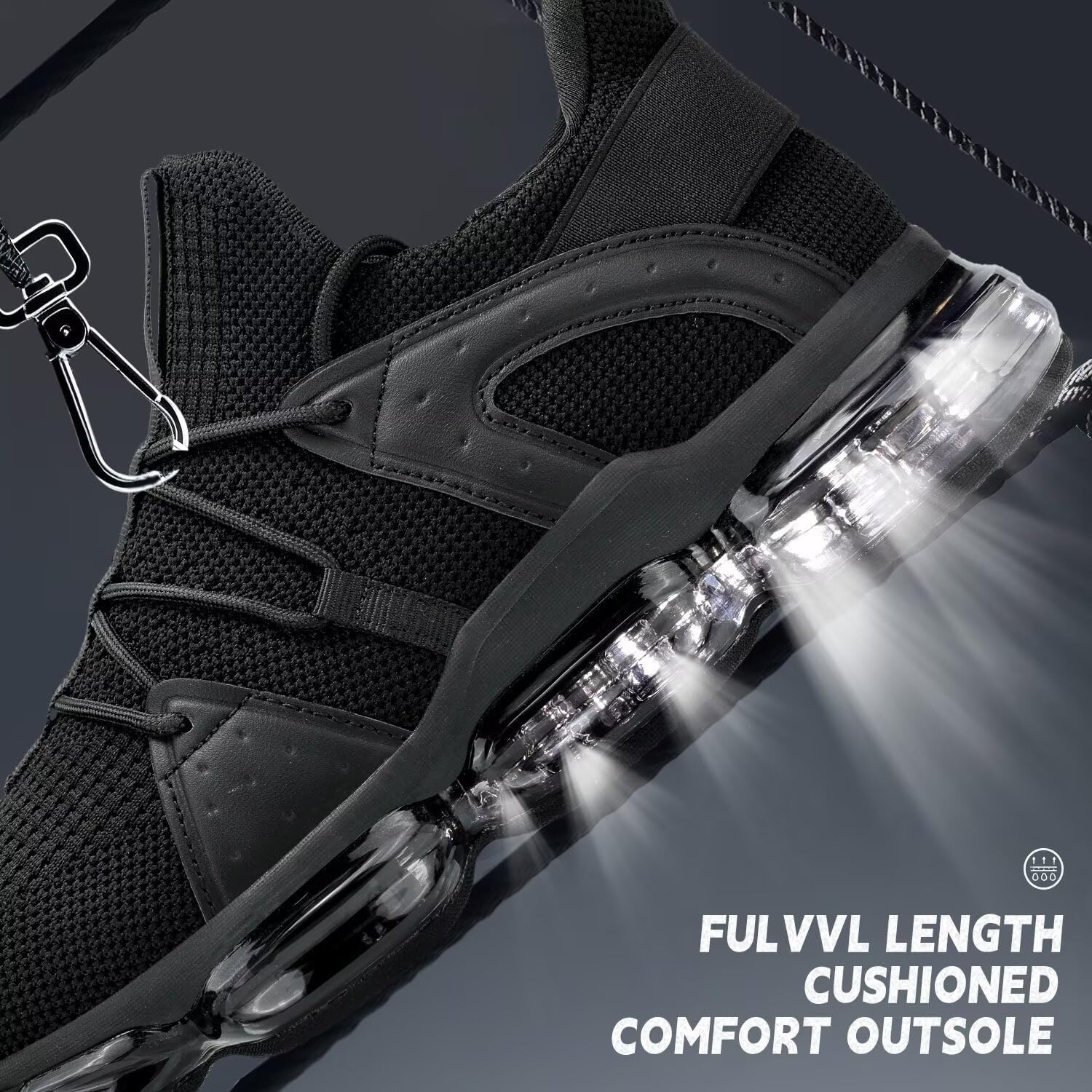 Socviis Mens Running Shoes Casual Breathable Tennis Fashion Air Cushion Walking Sneakers Non Slip Workout Sport Gym Comfortable