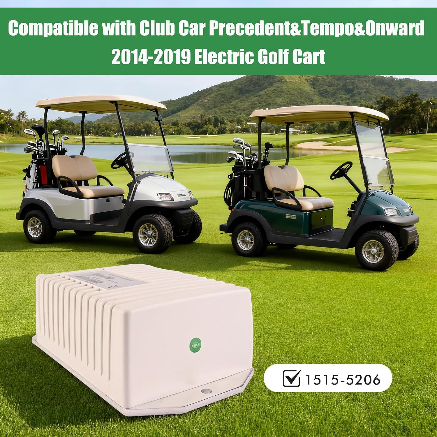 1515-5206 48V 250A DC Motor Speed Controller for Curtis Club Car Golf Cart, Fit for Club Car Precedent&Tempo&Onward 2014-2019 Electric Golf Cart ( OEM: 103982301)