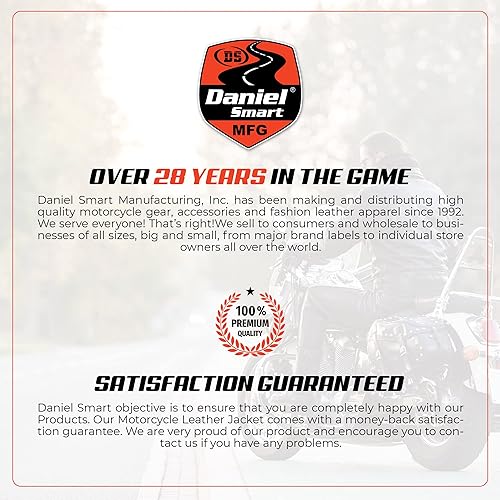 Miniatura 7 de Daniel Smart - Chalecos de cuero para niños, chaleco de cuero negro de primera calidad con diseño único de cuello en V y múltiples bolsillos