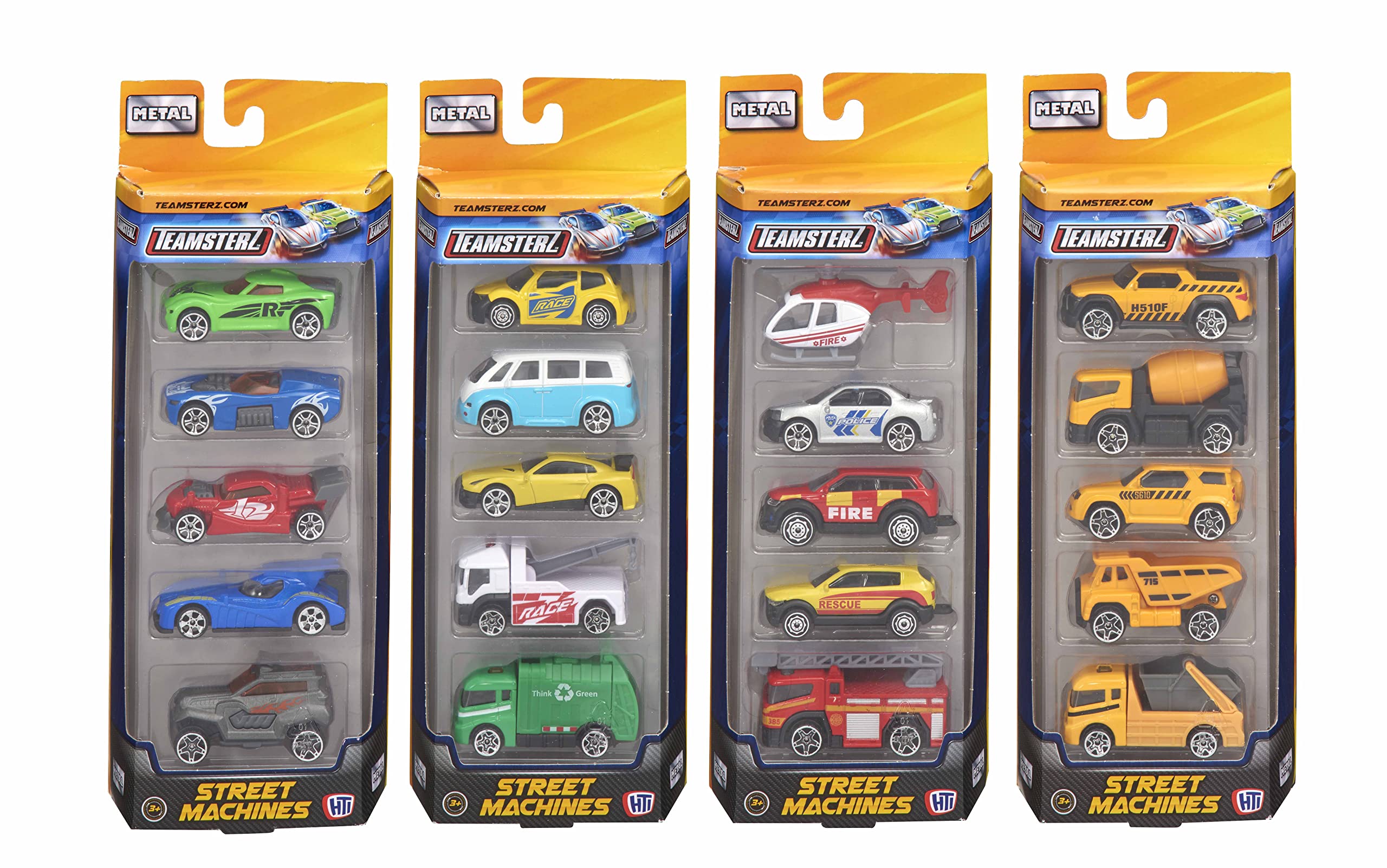 Amazon.com: Teamsterz Diecast 5pk Assorted : Toys & Games