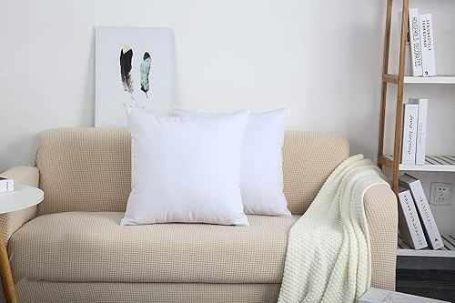 Miniatura 8 de TangDepot - Funda de almohada hecha a mano 100% lona de algodón, Blanco