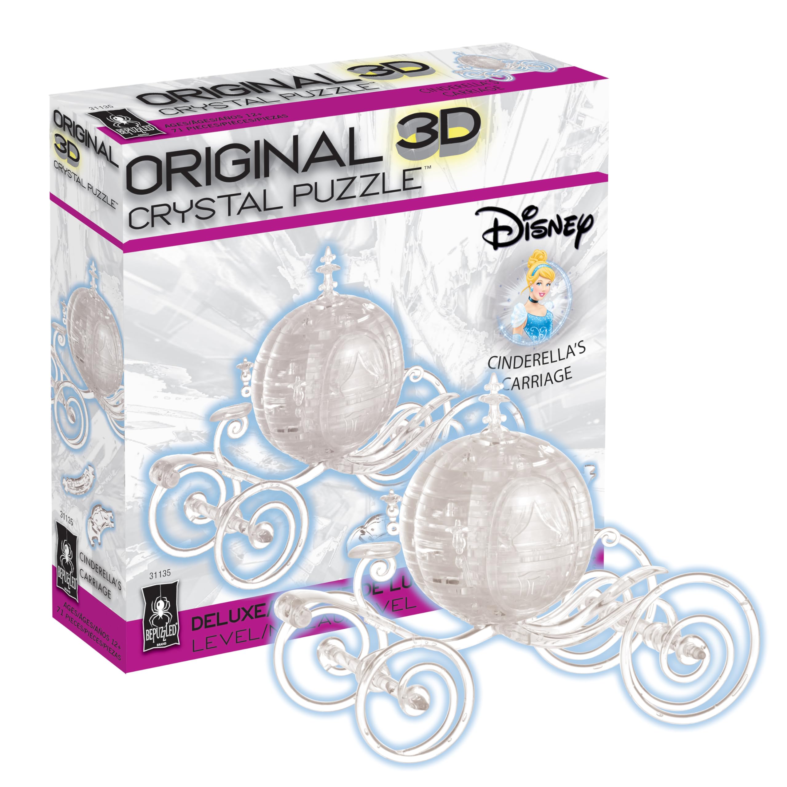 Amazon.com: BePuzzled, Disney Cinderella's Carriage Original 3D