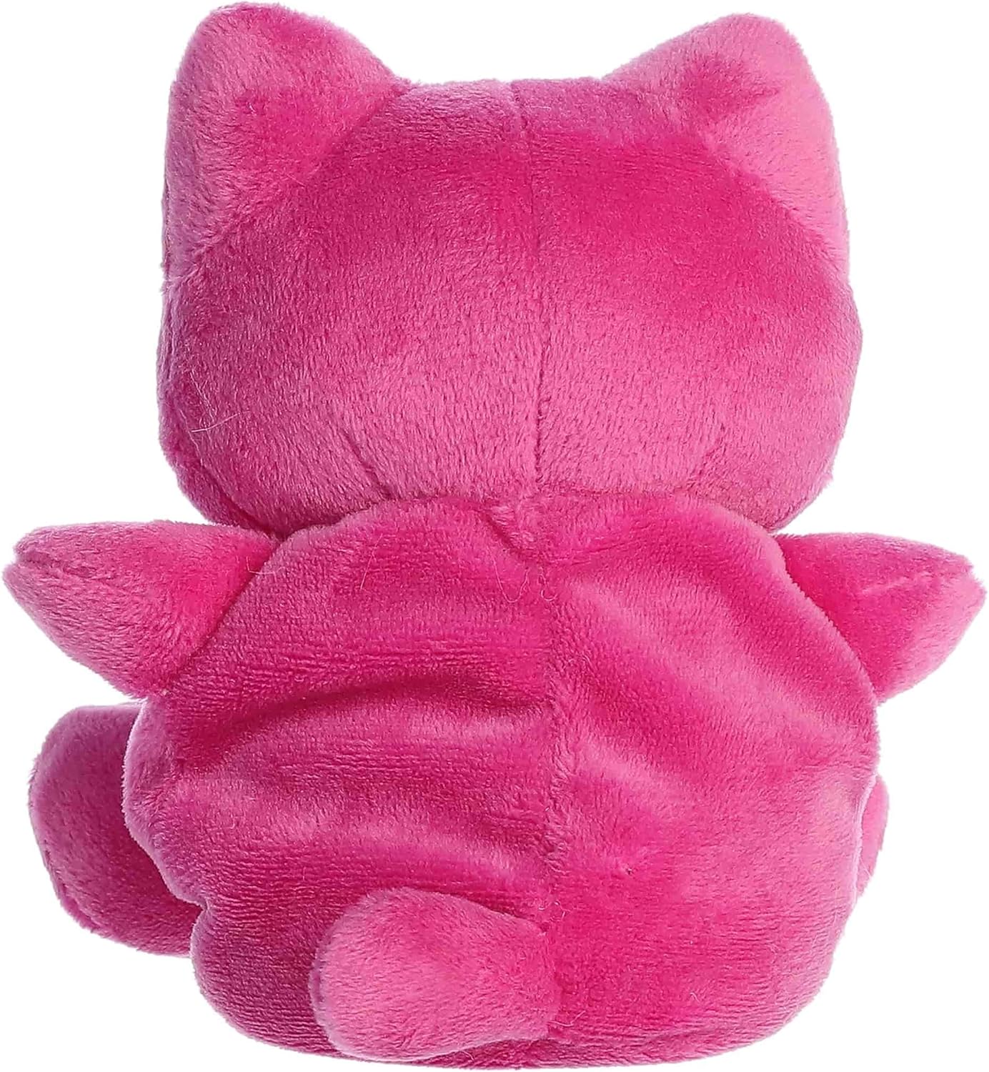 Aurora® Enchanting Tasty Peach® Meowchi Palm Pals™ Stuffed Animal - Bright & Colorful Design for Room Decor - Perfect for Adults, Kids, and Birthdays - Cosmic Purple 5 Inches