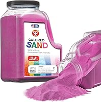 Vista 21 de Hygloss Products - Arena de juego de colores , balde de arena de manualidades colorido, 1 libra, arcoíris brillante
