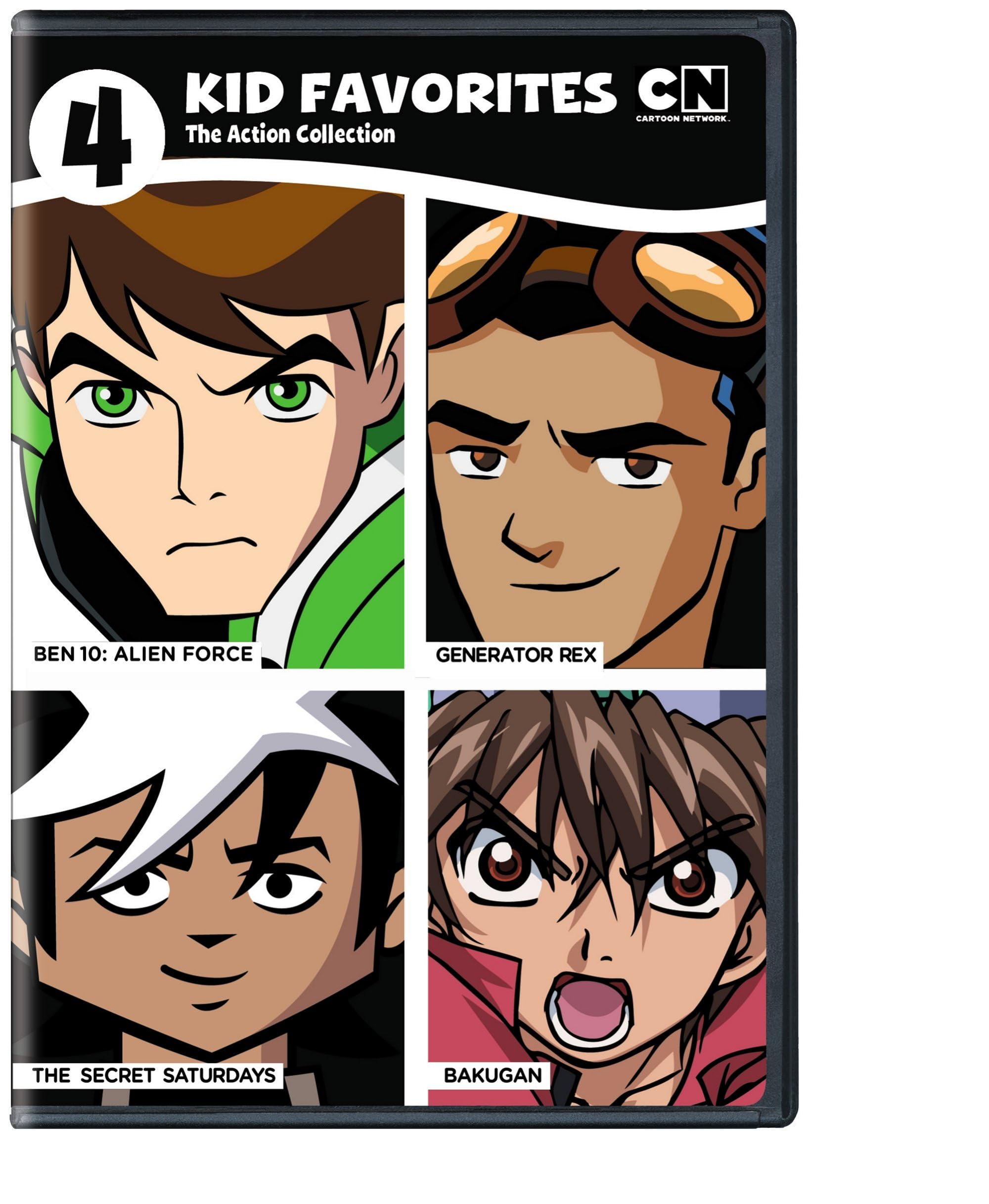 4 Kid Favorites: Cartoon Network The Action Collection