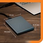 WD 5TB My Passport Portable Hard Drive, Works with USB-C and USB-A, Windows PC, Mac, Chromebook, Gaming Consoles and Mobile Devices, Backup Software and Password Protection - WDBRMD0050BGY-WESN