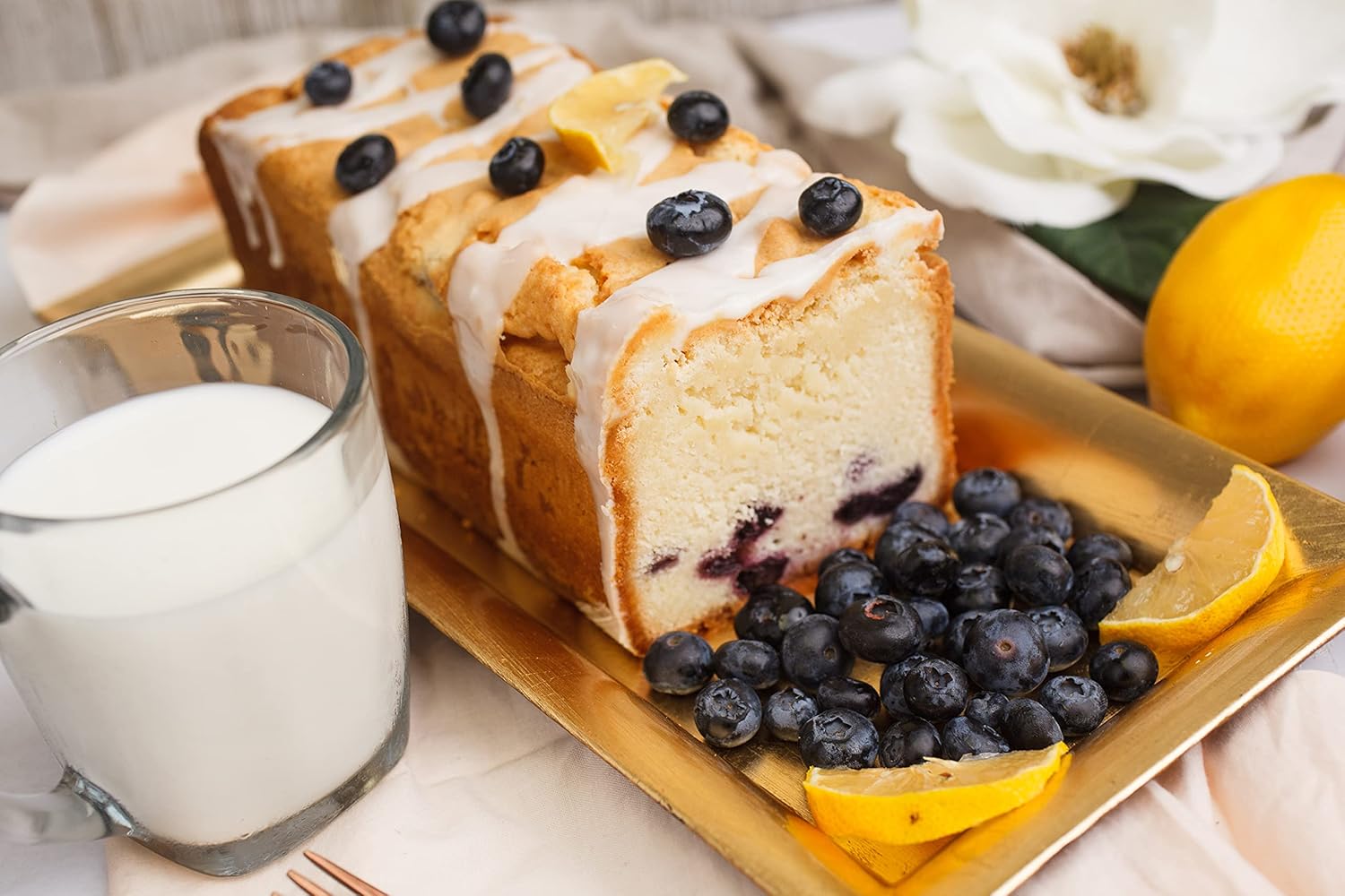 Emily's Heirloom Pound Cakes Lemon Blueberry Buttermilk HALF Loaf