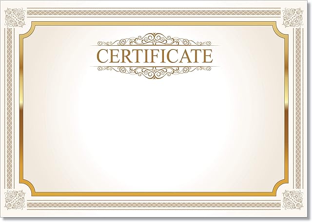 Prestige A4 Certificate Paper - 160gsm Laser/Inkjet Paper - 25 Certificates per Pack