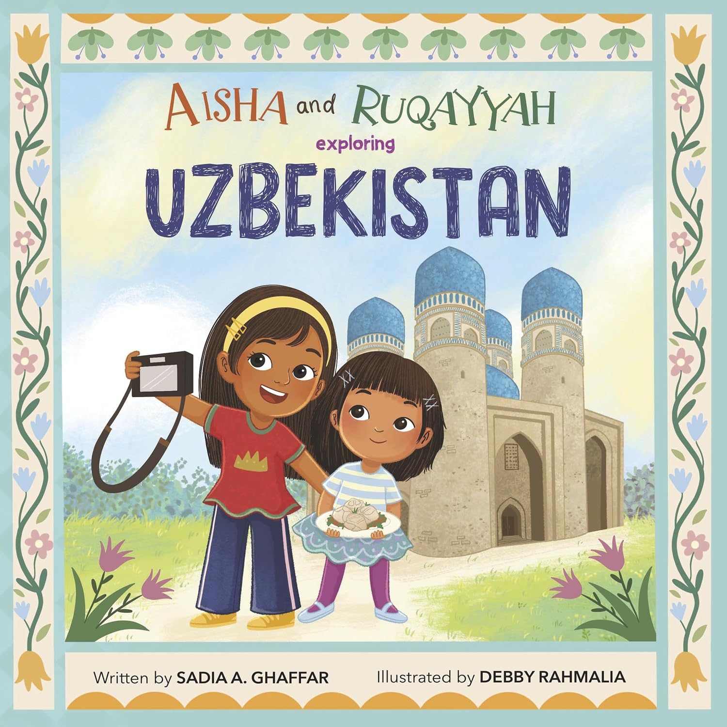 Aisha and Ruqayyah Exploring Uzbekistan