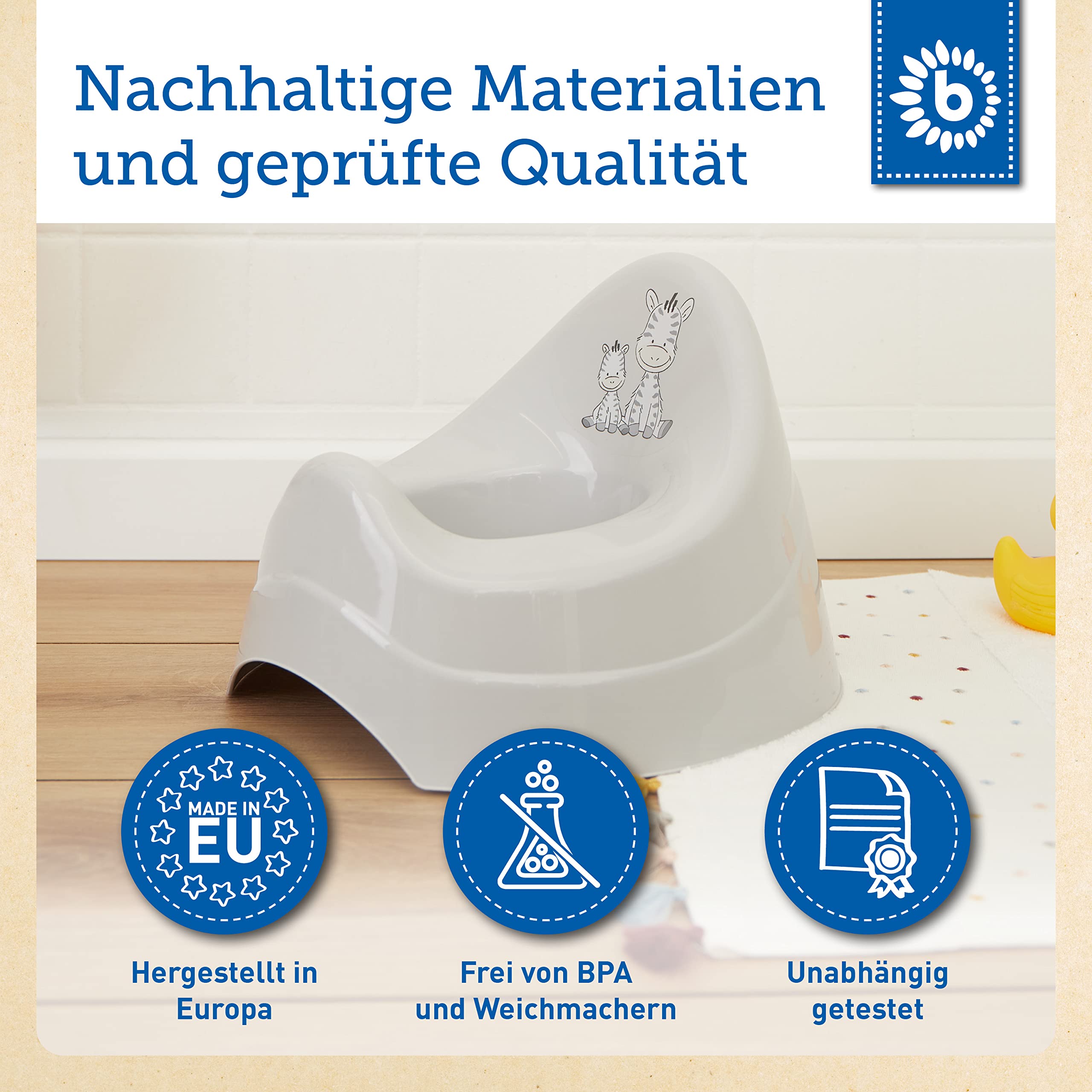 Bieco Nocnik z muzyką | nocnik dla dzieci od 1 roku życia | Toaleta dla niemowląt | Toaleta treningowa Potty | nocnik dla dzieci od 2 lat Toaleta dla dzieci