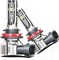 Vista 17 de RENO Combo de bombillas 9005 H11, bombillas antiniebla H11 9005 sin ventilador 6500K 800% más brillantes 9005 H11 para uso todoterreno o niebla