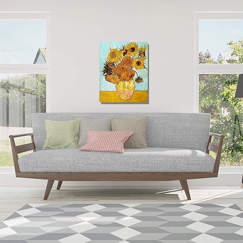 Miniatura 116 de A&T ARTWORK The Starry Night de Vincent Van Gogh. Tamaño del marco: 36 x 30 pulgadas, tamaño de la imagen: 30 x 24 pulgadas, reproducciones clásicas