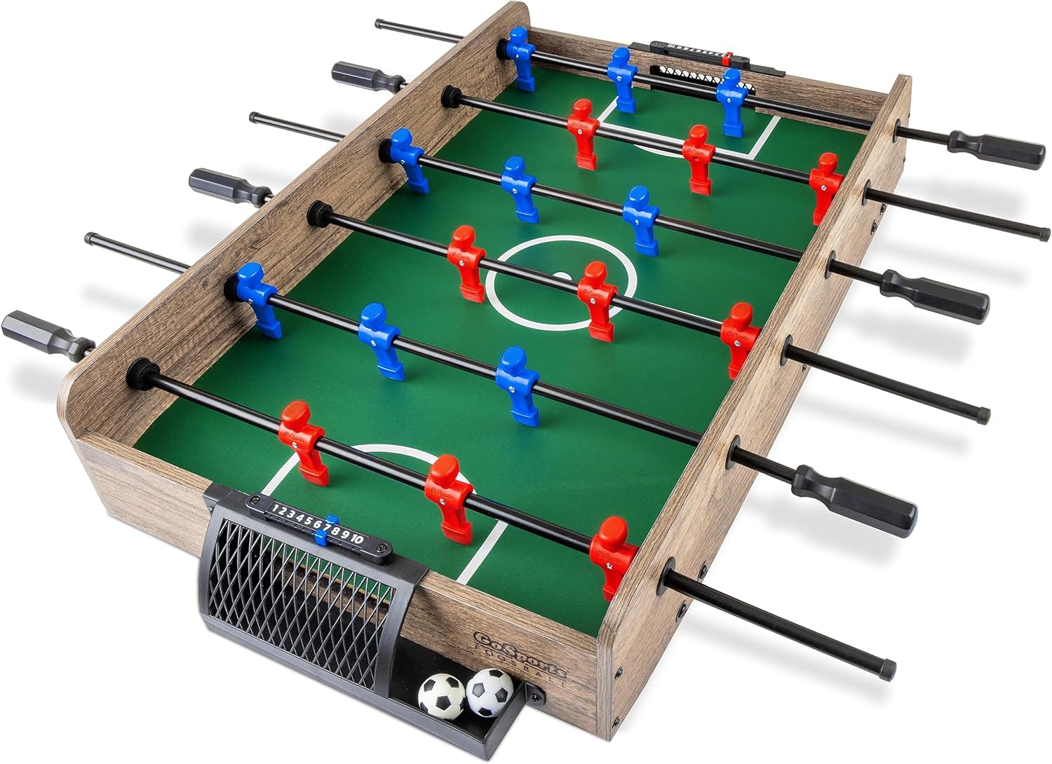 GoSports 32 Inch Tabletop Foosball Game Set - Oak or Black