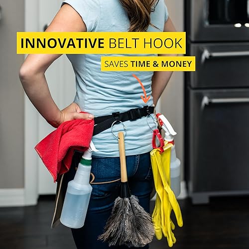 Miniatura 5 de Delantal de limpieza profesional impermeable de 5 bolsillos. Hecho para limpiadores profesionales. Como un carrito de limpieza alrededor de tu