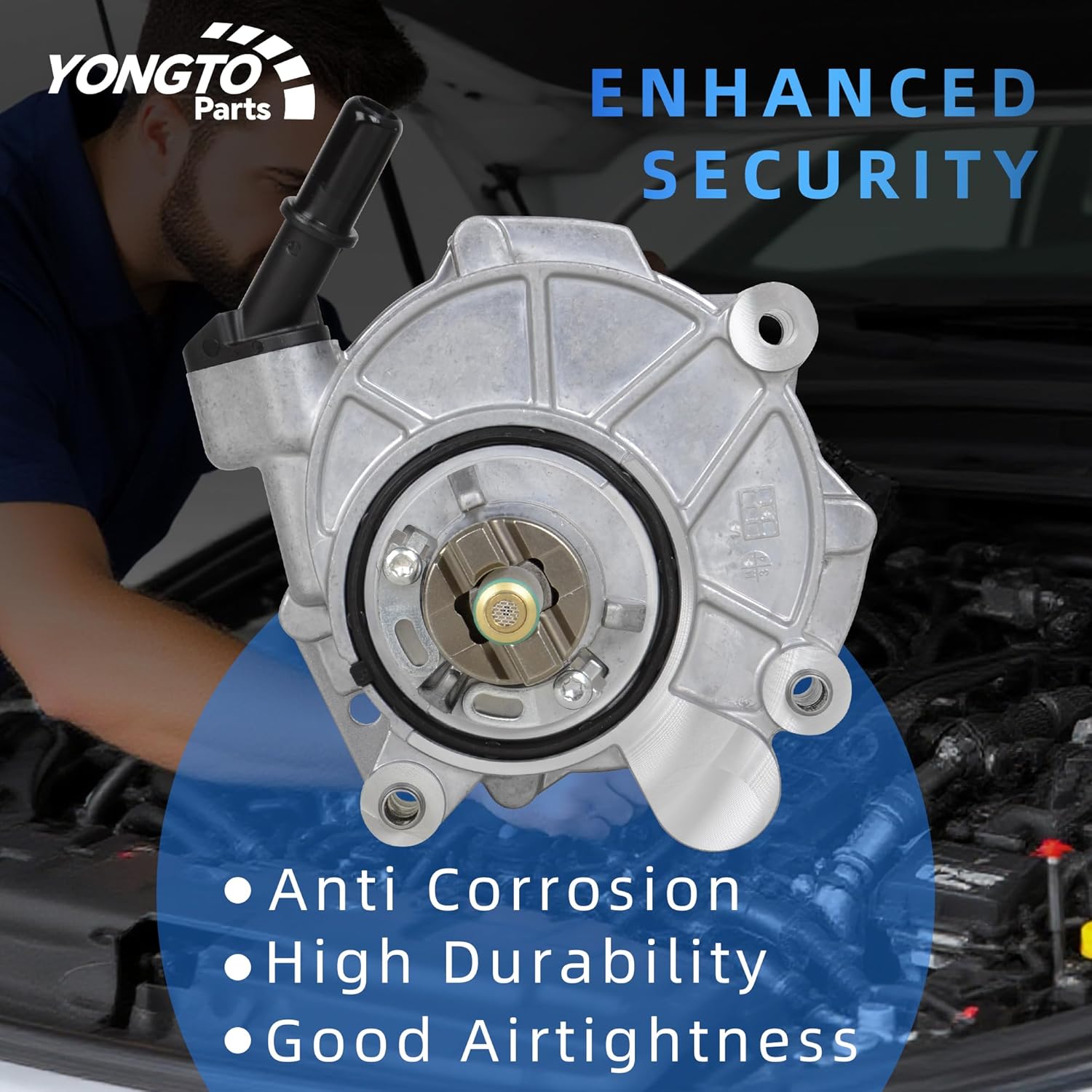 Upgraded Brake Vacuum Pump 904-858 Compatible with Ford Transit-150 250 350 350 HD 2015-2020, F-150 2013-2016, Expedition, Lincoln Navigator V6 3.5L Replace OE DL3Z2A451A BRPV23