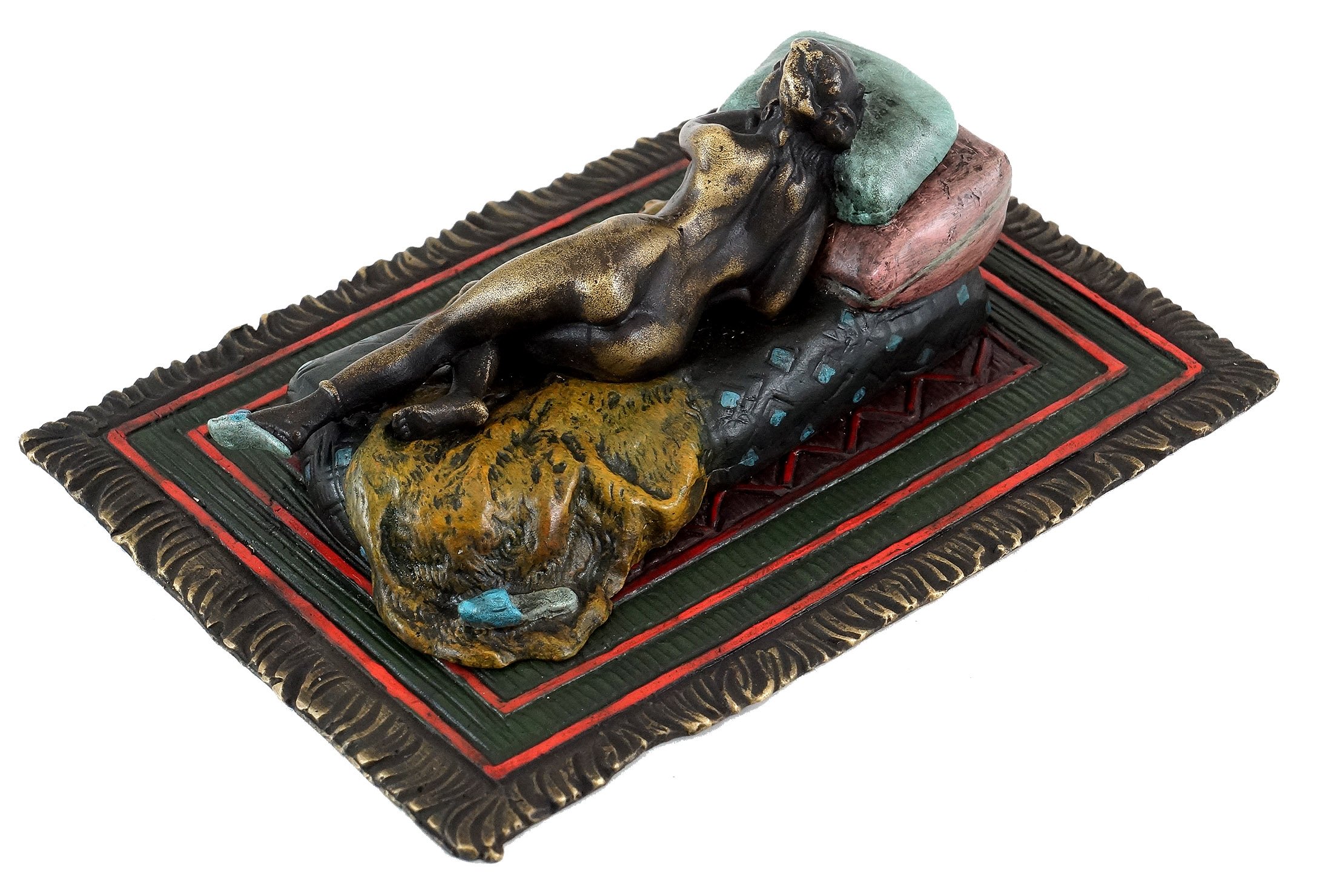 Erotik Wiener Bronze - Frauenakt - 2 teilig - Bergmann - Erotische Frauenfigur - Kunst kaufen - Frauen Akt - Erotik Akt - Skulptur - Statue - Wohndeko