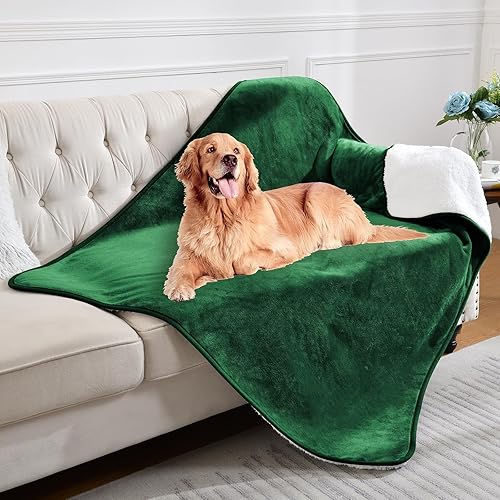Miniatura 2 de Yaning Manta impermeable para cama, sofá, manta líquida suave a prueba de orina para mascotas, para perro, cachorro, gato, manta reversible de forro