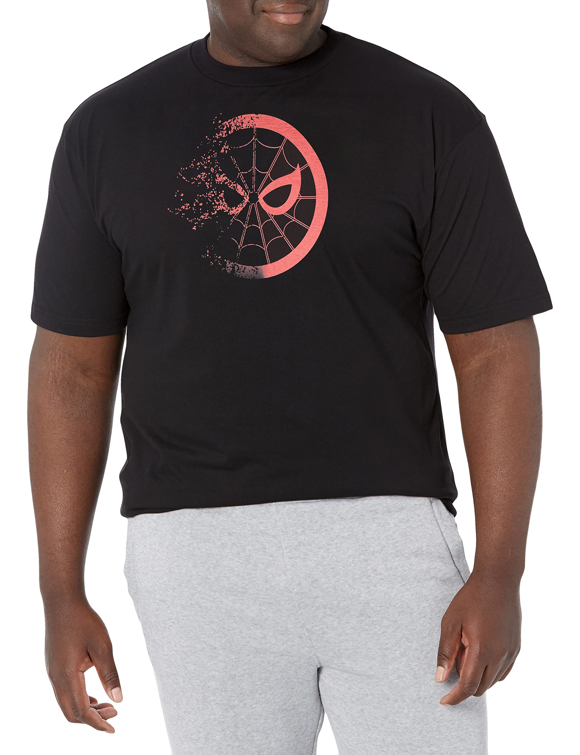 T-shirt Spidey Marvel Gradient pour homme en coton imprimé