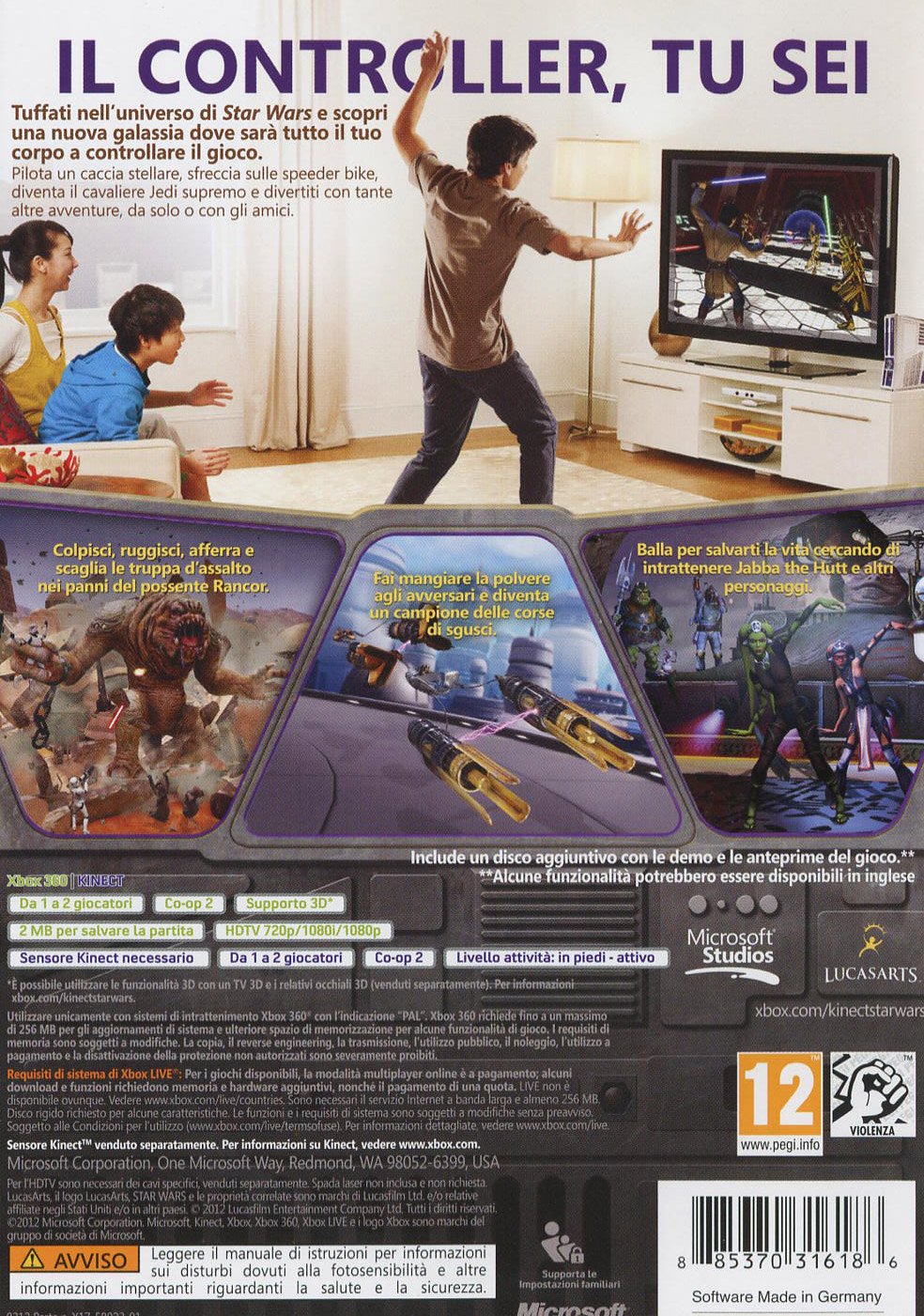 Kinect Star Wars : Amazon.it: Videogiochi