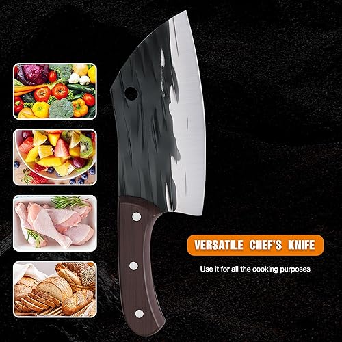Miniatura 5 de TJ POP Cuchillo pequeño para cortar verduras de 6 pulgadas cuchillo de carne ligero ultra afilado para mujer cuchillo de cortar de espiga completa
