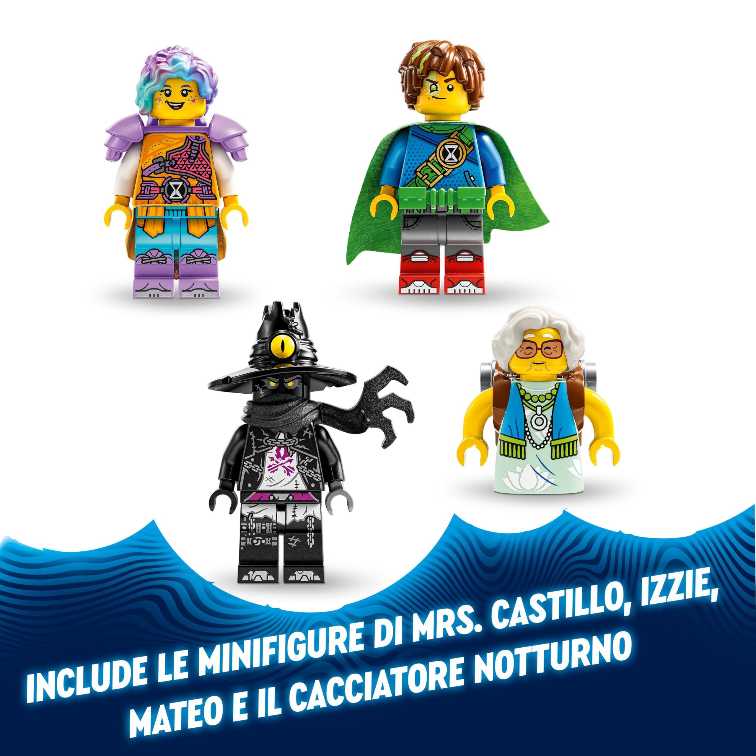 LEGO DREAMZzz 2 in 1 La Fantastica Casa sull’Albero Giocattolo da Costruire in 2 Modalità con Minifigure della Signora Castillo, Izzie, Mateo e Cacciatore Notturno, Giochi Creativi dal TV Show 71461