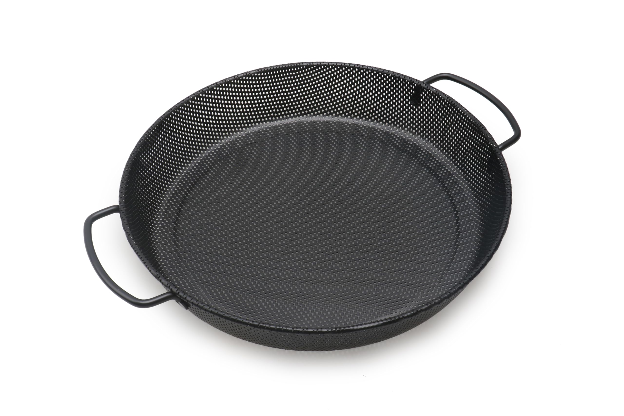Westinghouse Non-Stick Grill Basket - 14-Inch BBQ Grilling Tray with Holes for Even Heat, Dishwasher Safe - Ideal for Veggies, Seafood, and More