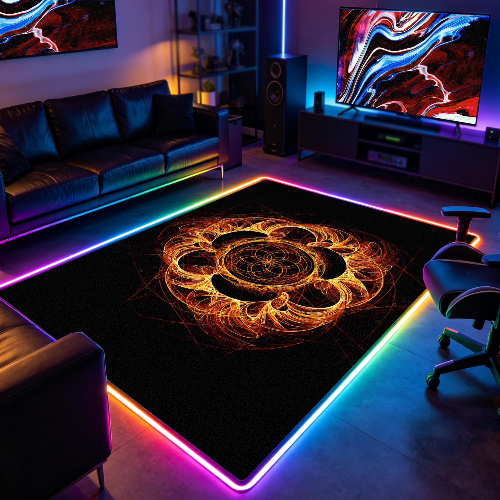 Tapis de jeu enfant antidérapant et confortable pour sécuriser les sessions de gaming 200x270