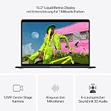 Apple 15" MacBook Air Laptop, M5 Chip mit 10‑Core CPU und 10‑Core GPU: Entwickelt für KI, 15,3" Liquid Retina Display, 16 GB gemeinsamer Arbeitsspeicher, 512 GB SSD, Touch ID, WLAN 7; Mitternacht - 3