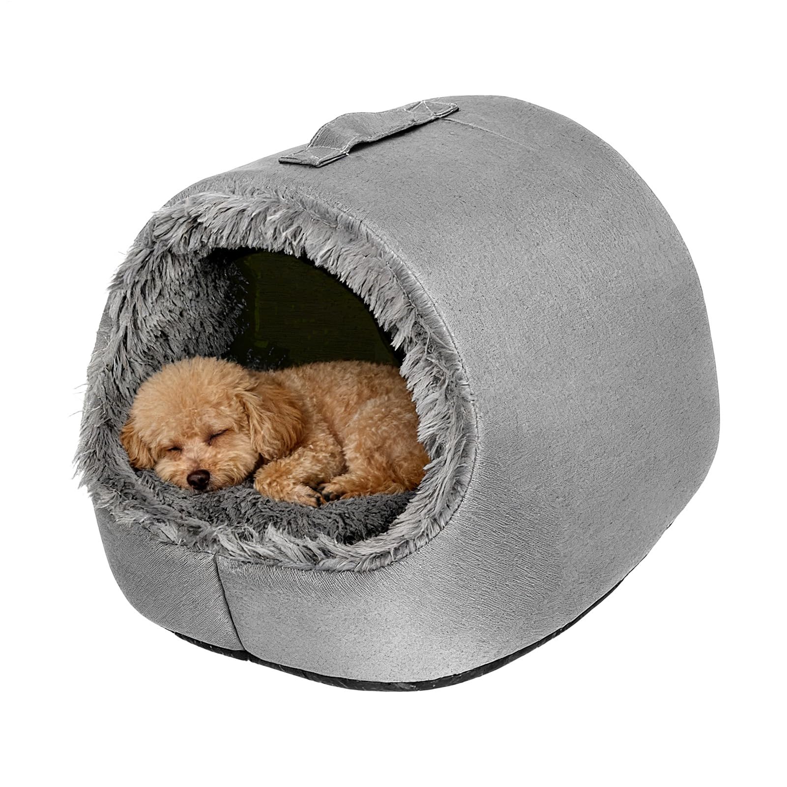 Lit fermé pour chat contre le froid et les courants d'air de la maison