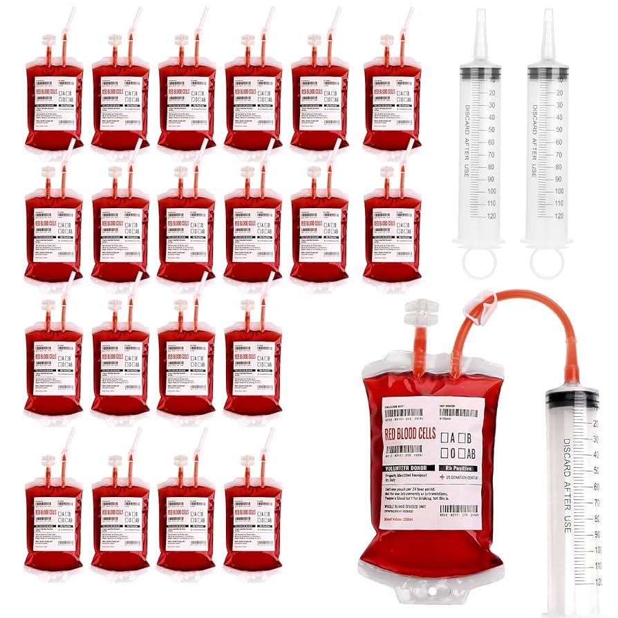 Amazon.co.jp: UNIMEIX 20パック ハロウィンブラッドバッグ