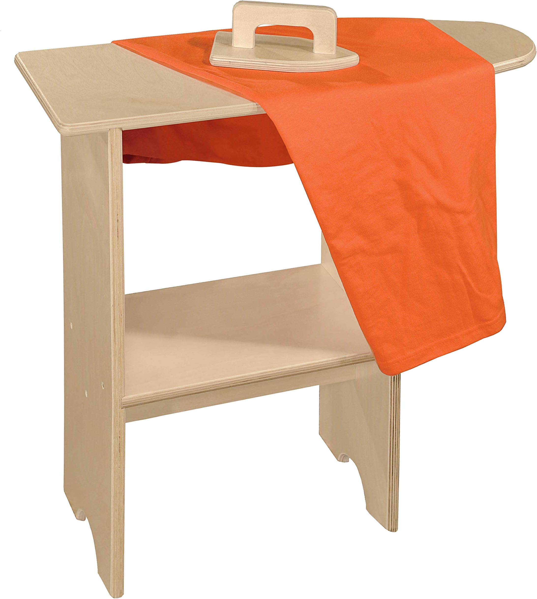 Wood Designs WD11011 Child's Ironing Board with Iron, 25 x 24 x 8" (H x W x D)