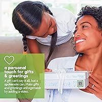 Vista 4 de Adhesivo personalizado para grabación de video Las calcomanías de código QR de Spokenote te permiten añadir videos personalizados, instrucciones a