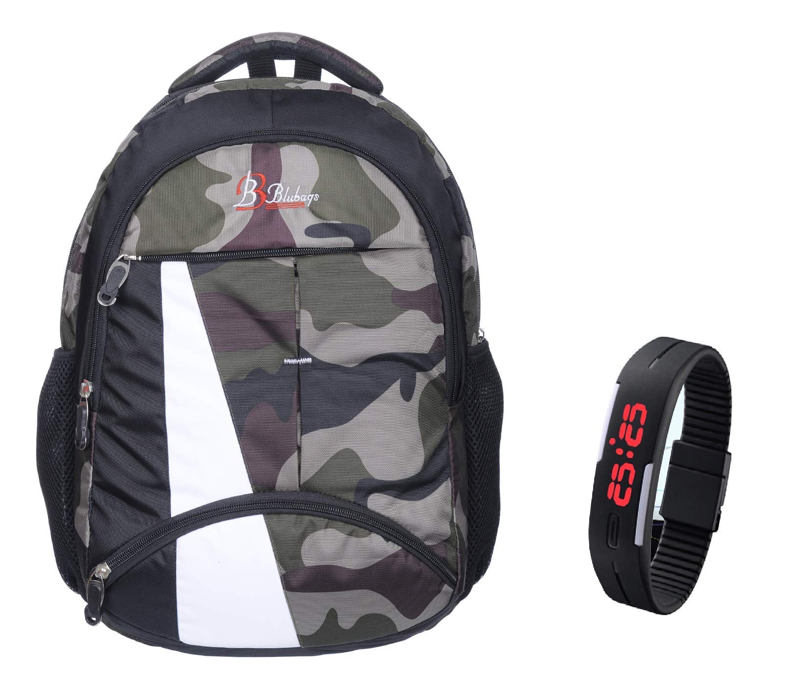 BLUBAGS New Trending Waterproof,Laptop College School Bag for Boys+ Free Black Led (B08285D491) Amazon Price History, Amazon Price Tracker