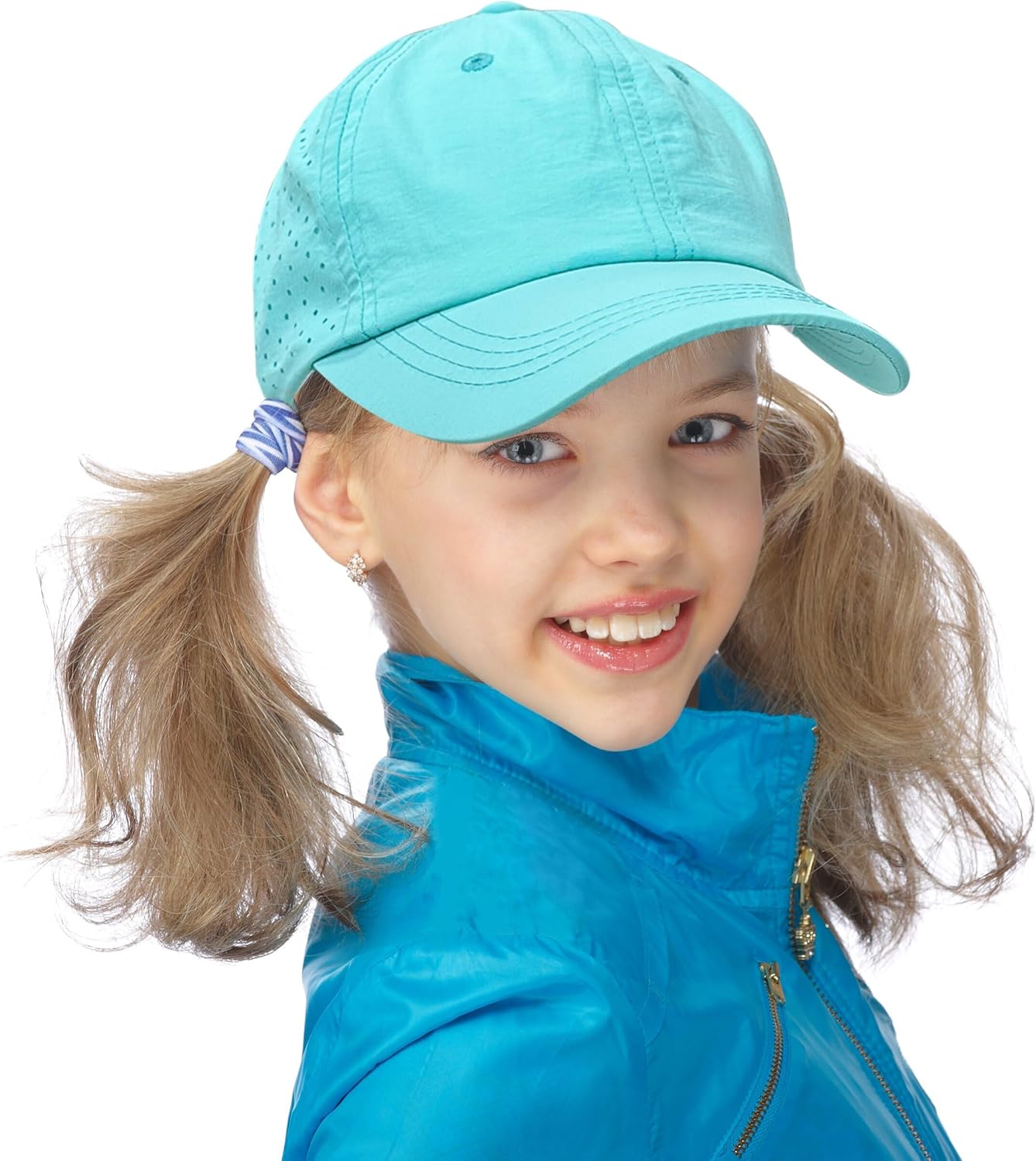 Jastore Kids Sun Hats for Girls Boys Quick Drying Baseball Cap Lightweight Sun Protection Hat for Outdoor Activity - Image 4