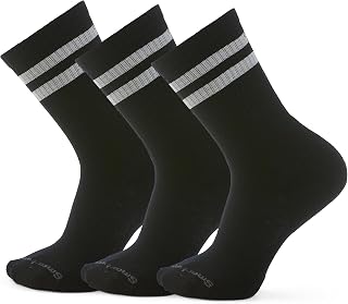 Everyday Athletic Stripe Crew Socks 3pk