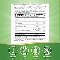 Vista 2 de Nature’s Way Ultimate Iron, Supports Healthy Red Blood Cells,* Supports Cellular Energy Production*, 50 mg per 2-Softgel Serving, Gluten-Free, 90