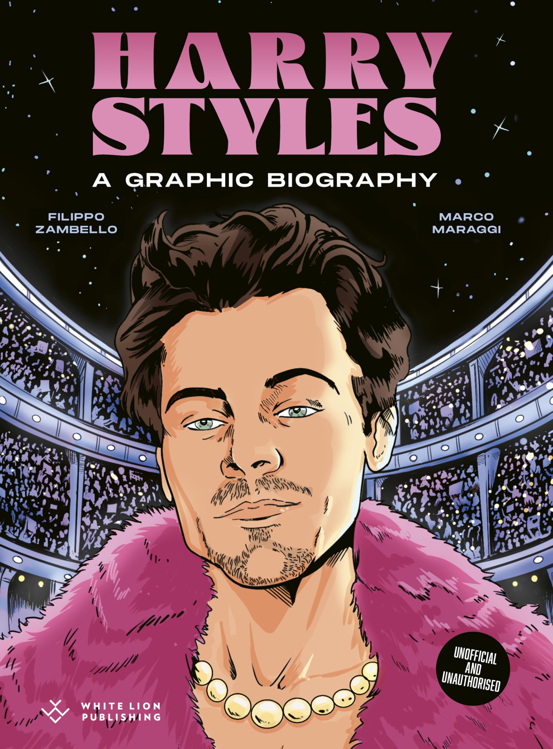 Harry Styles A Graphic Biography (BioGraphics) | Illustrated Hardcover Book | TO