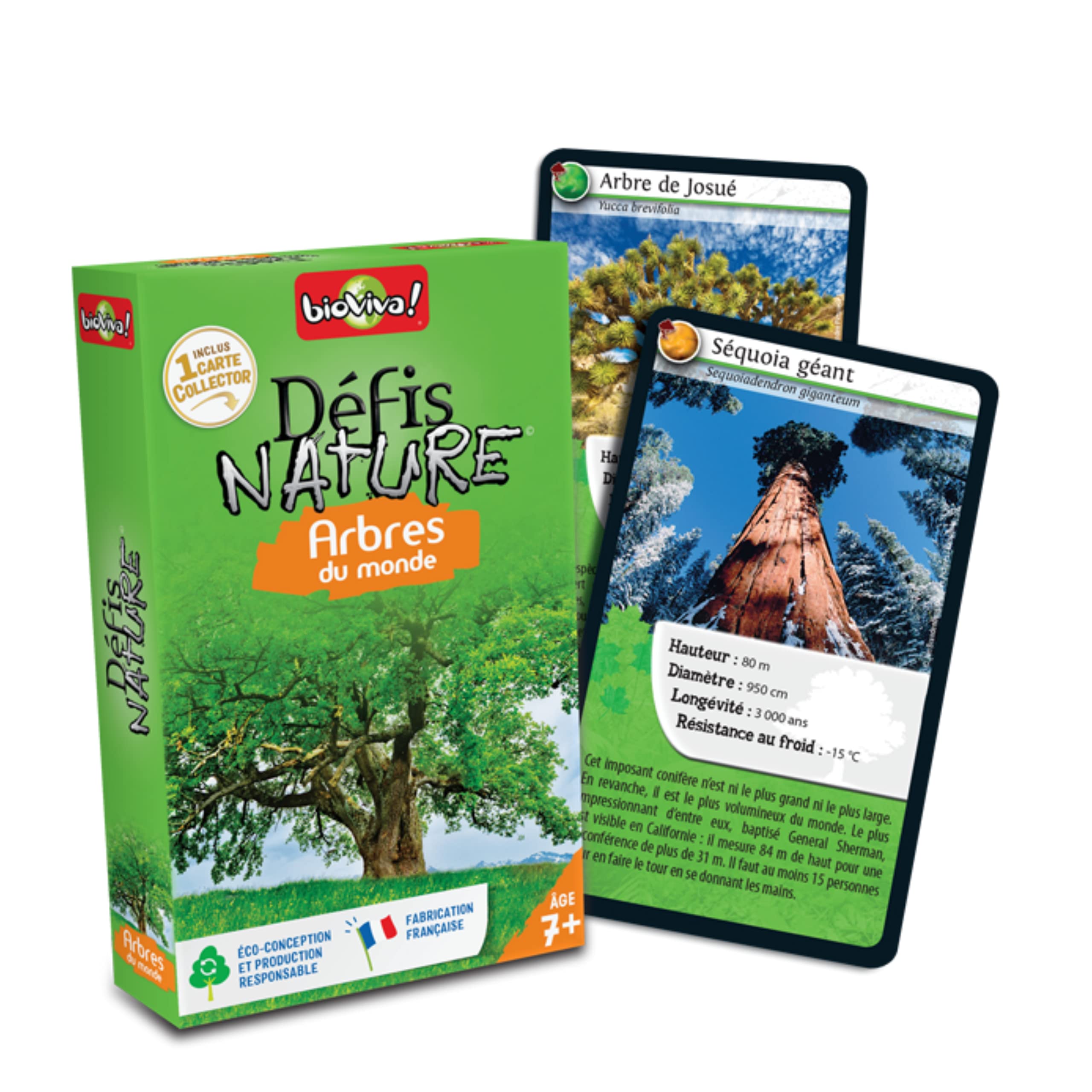 Bioviva Nature Challenges Nature- World Trees Card Game, Multi- Color, 11.4 cm x 7.2 cm x 2 cm - Image 2