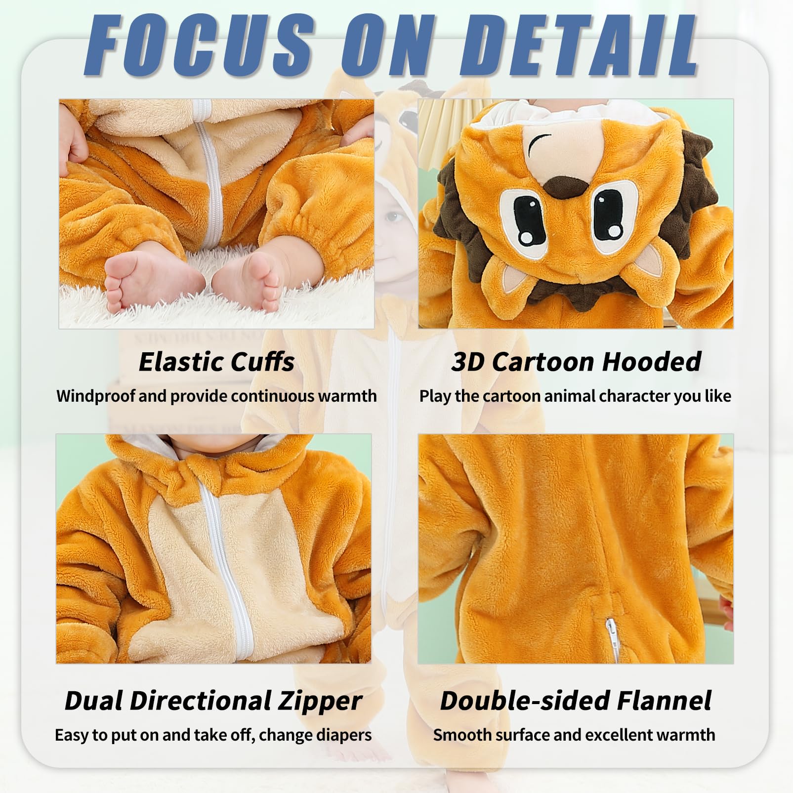 Pagliaccetto Neonato Invernale Costume Neonato, Flanella Unicorno Dinosauro Costume Neonata Sacco Nanna con Cappuccio Animale Tuta Neve Tutone Pile Bambino 0-36 Mesi